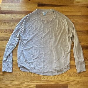 Athleta Light Pink Long Sleeve Top 1X